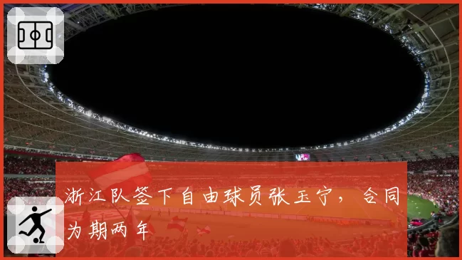 浙江队签下自由球员张玉宁，合同为期两年